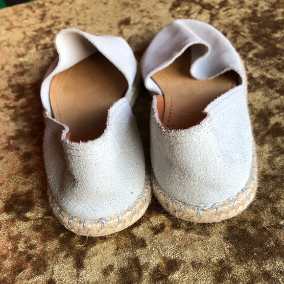 NWT - Venezia - Suede Espadrilles - Bone / Silver - Picture 3 of 9